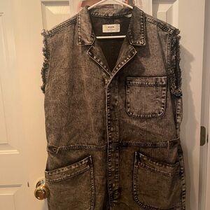 One Teaspoon Palisades Overall Denim Romper